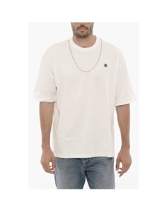 Футболка с круглым вырезом, съемной цепочкой и вышитым логотипом, White Ambush
