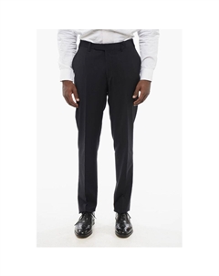 Классные шерстяные брюки со скрытой застежкой, Blue Corneliani