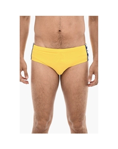 Плавки с контрастными полосками с логотипом, Yellow Dsquared2