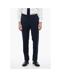 Узкие брюки из натуральной шерсти Fir Virgin, Blue Corneliani