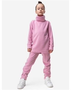 Костюм флисовый для девочек, Розовый Bodo