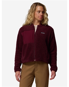 Джемпер флисовый женский Stellar Path Fleece Bomber Full Zip, Красный Columbia