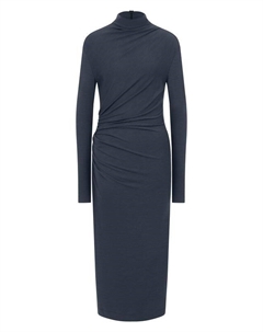 Платье из вискозы и шерсти Brunello cucinelli