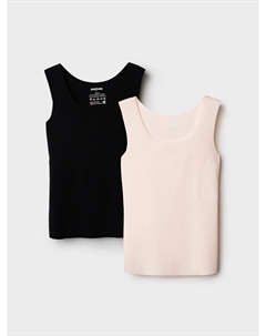 Майка трикотажная для девочек, 2 шт в комплекте School by playtoday