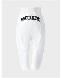 Белые спортивные брюки Dsquared2