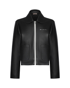 Куртка из экокожи, черная Marni
