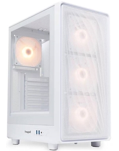 Корпус ATX M510 без БП, боковая панель из закалённого стекла, 2*USB 3.0 Hspd
