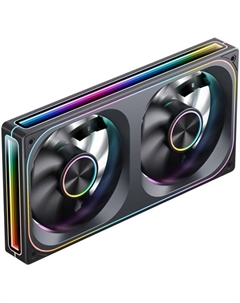 Вентилятор для корпуса ZA-240BR моноблок с 2 вентиляторами 120mm, 700-2400rpm, 62.4CFM, 37.3dBa, Ret Jonsbo