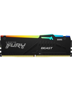Оперативная память Fury Beast Black KF552C40BB2A-32 DDR5 - 1x 32ГБ 5200МГц, DIMM, Ret Kingston