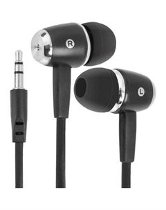 Наушники Defender Basic 620, 3.5 мм, внутриканальные, черный/серебристый