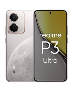 6.83" Смартфон REALME P3 Ultra 5G 12/512Gb, RMX5031, NFC, AMOLED, 120Гц, 6000мAч, лунный белый Realme