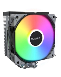 Устройство охлаждения(кулер) NX400, 4-pin, ARGB, 120мм, черный, retail Montech