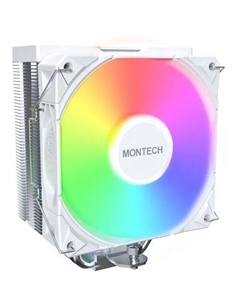 Устройство охлаждения(кулер) NX400, 4-pin, ARGB, 120мм, белый, retail Montech