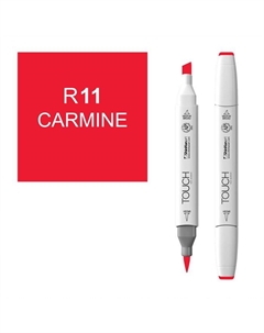 Маркер спиртовой BRUSH Touch Twin цв. R11 карминовый красный Shinhan art (touch)