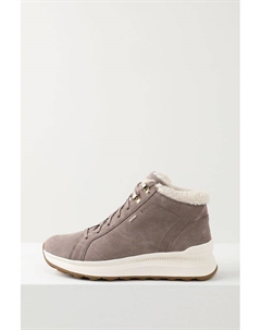 Ботинки замшевые на искусственном меху Geox