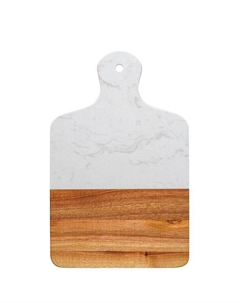 Доска сервировочная из мрамора и акации Liberty jones