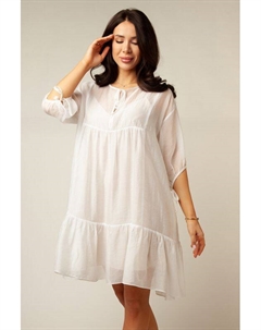 Платье с воланом свободного кроя Esfir