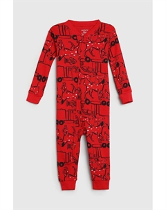 Комбинезон хлопковый на молнии с принтом Carter`s