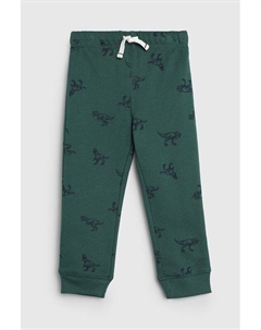Брюки хлопковые на кулиске с принтом Динозавр Carter`s
