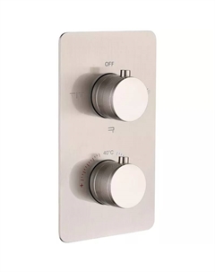 Термостатический смеситель встраиваемый Cell 134-3-NB С ВНУТРЕННЕЙ ЧАСТЬЮ, никель Boheme