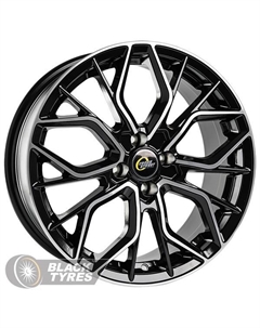 Литой диск CR-19 7.5x18/5x108 D65.1 ET36, Черные Cross street