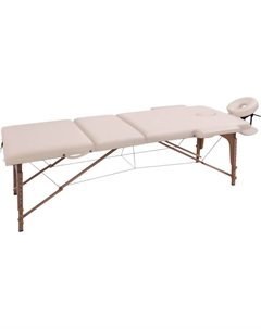 Массажный стол Standard 3 Section Beige Unix med