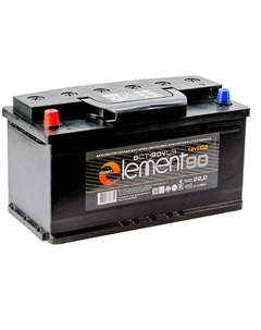 Автомобильный аккумулятор 90 Ач прямая полярность L5 Smart element