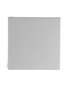 Выключатель ArtGallery одноклавишный встраиваемый алюминий (GAL000311) Systeme electric