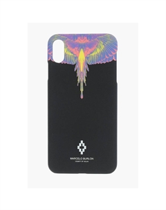 Черный ПВХ чехол для телефона Marcelo Burlon, Black Marcelo burlon