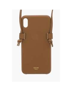 Коричневый овечий мех чехол для телефона Celine, Brown