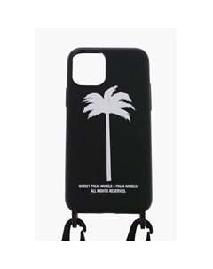 Черный чехол для телефона Palm Angels, Black Palm angels