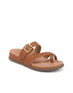 Сандалии Carmela Toe Loop, Tan Leather Vionic