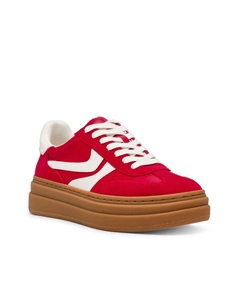 Кроссовки Dodge Platform - женские, Red/White Steve madden