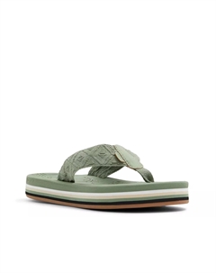 Платформенные шлепанцы Gianna, Light Green Roxy