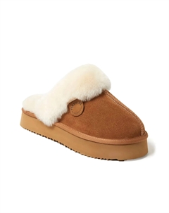 Melton Platform Тапочки, Cognac Fireside by dearfoams