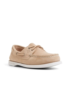 Оригинальные лодочные туфли с 2 отверстиями, Beige Sperry