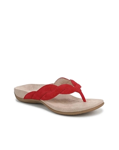 Сандалии Bella Braid, Red Suede Vionic