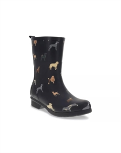 Классические полусапоги демисезонные, Black Dog Print Chooka