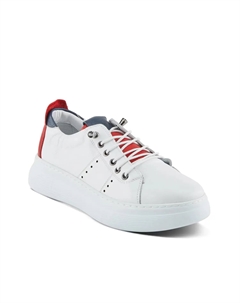 Кроссовки - женские, White/Red Spring step