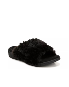 Сандалии Relax II, Black Faux Fur Vionic