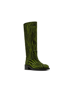 Ботинки Riggs, Green/Black Zebra Stripe Calf Hair Leather Steve madden