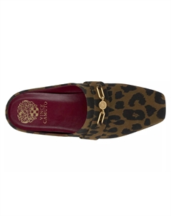 Rechell Мюли, Hickory Brown/Black Leopard Print Suede Vince camuto
