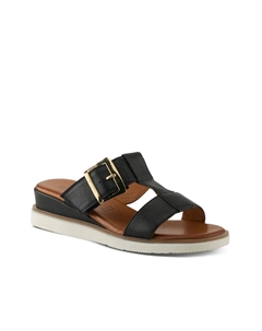 Seaport Wedge Сандалии, Black Spring step