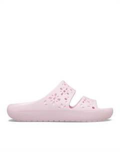 Мюли Classic Floral Cutout Sandal 210966, розовый Crocs