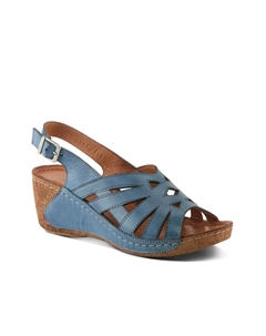 Сандалии на платформе, Blue Spring step