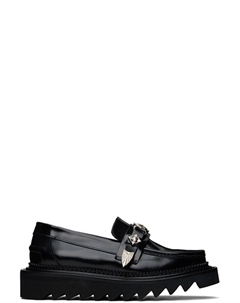 Эксклюзивные черные массивные мокасины SSENSE Toga pulla