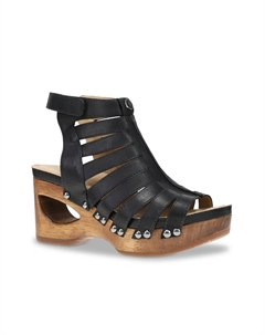 Сандалии на платформе, Black Dansko