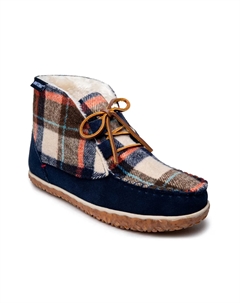 Torrey Угги Slipper, Navy/Multicolor Minnetonka