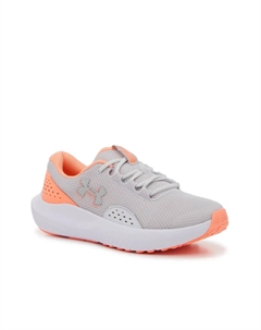 Беговые кроссовки Charged Surge 4 - женские, Distant Gray/Flare Orange/Metallic Silver Under armour