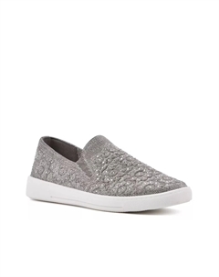 Unit Слипоны Sneaker, Silver Metallic White mountain